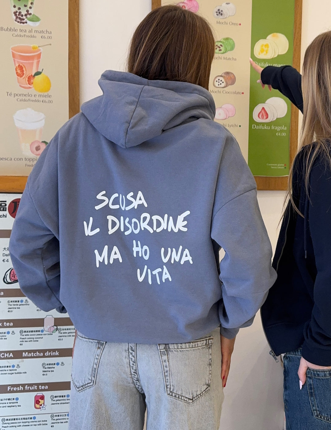 Felpa oversize stampa