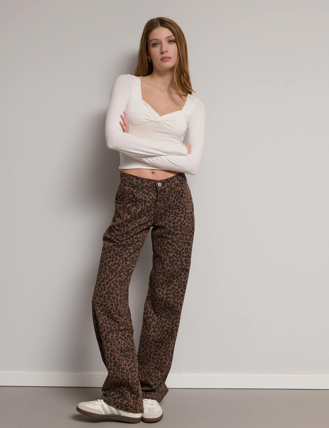 Pantalone leopardato