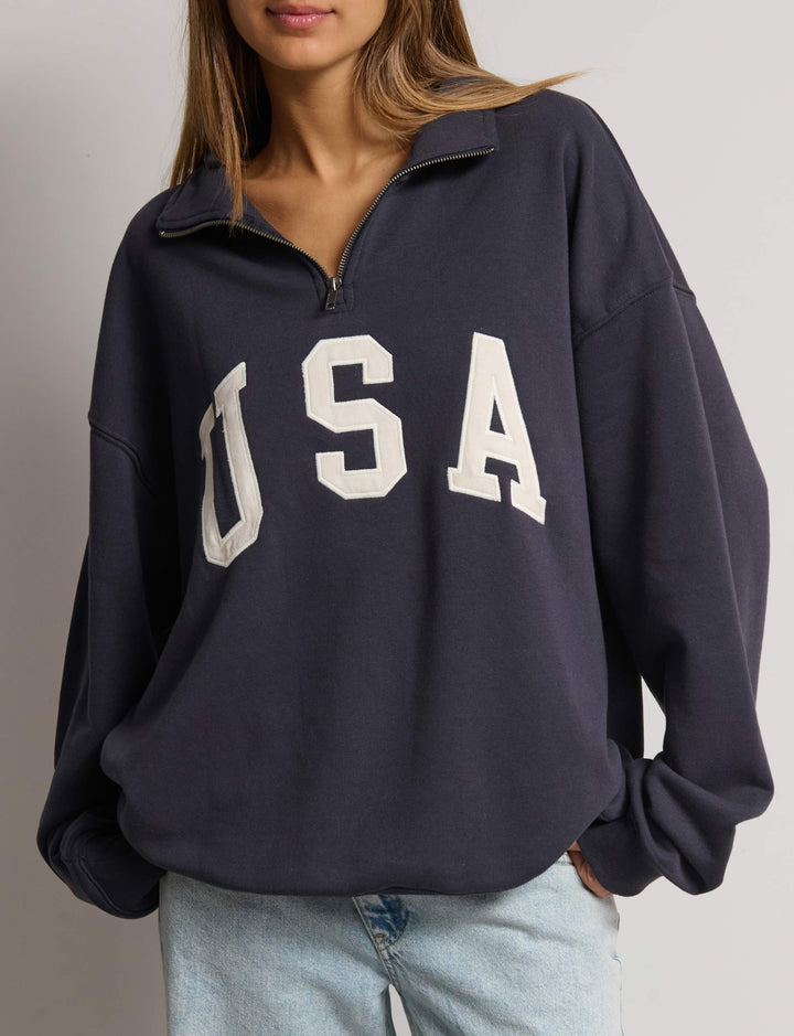 Felpa con applicazione