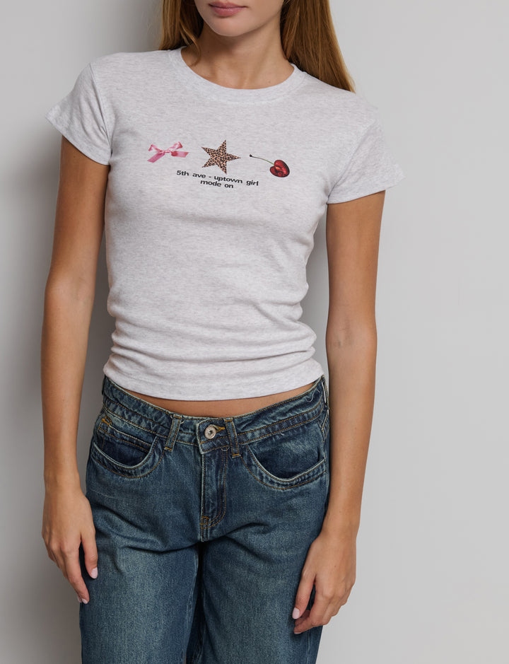 T-shirt con stampa