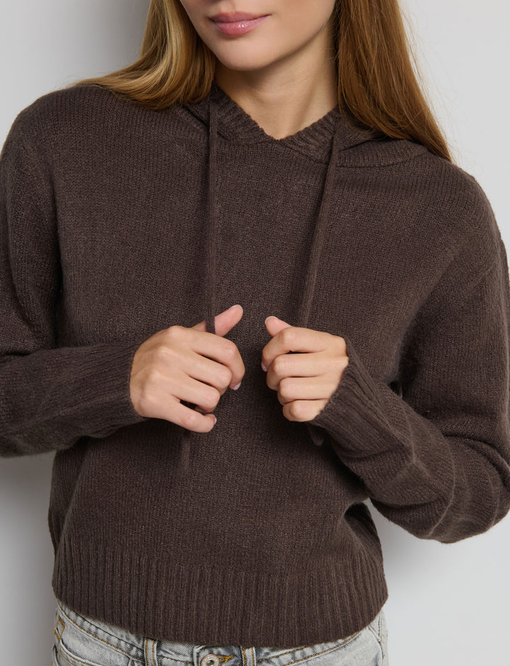 Maglione con cappuccio