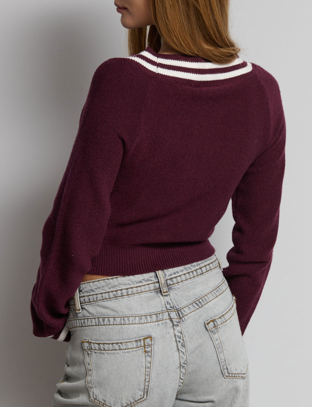 Maglione college scollo a V