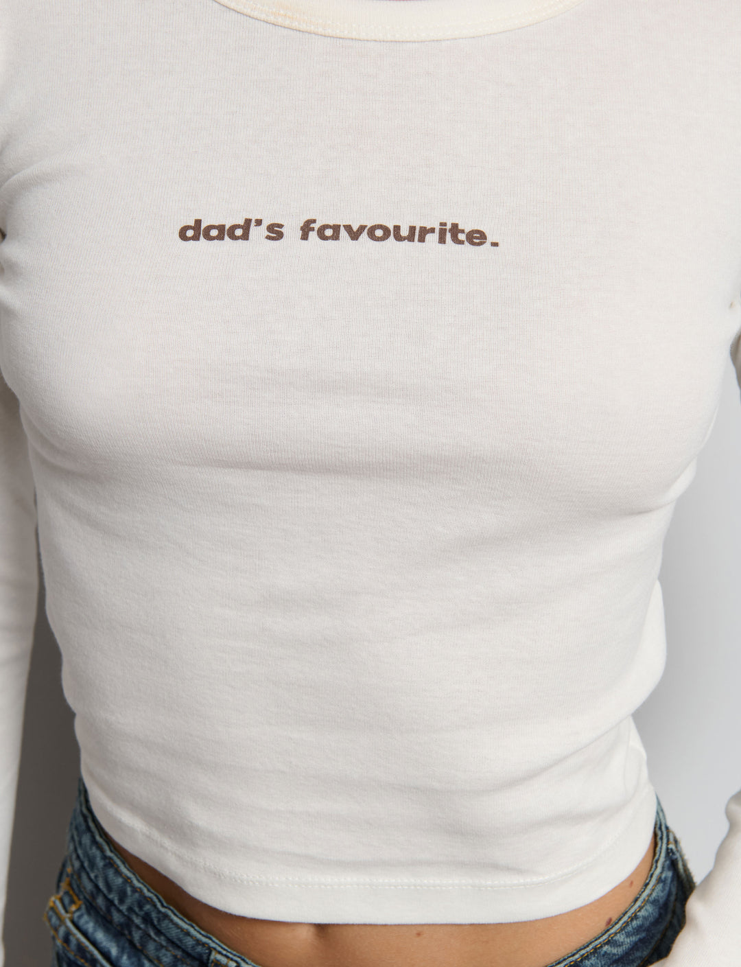 T-shirt manica lunga stampata