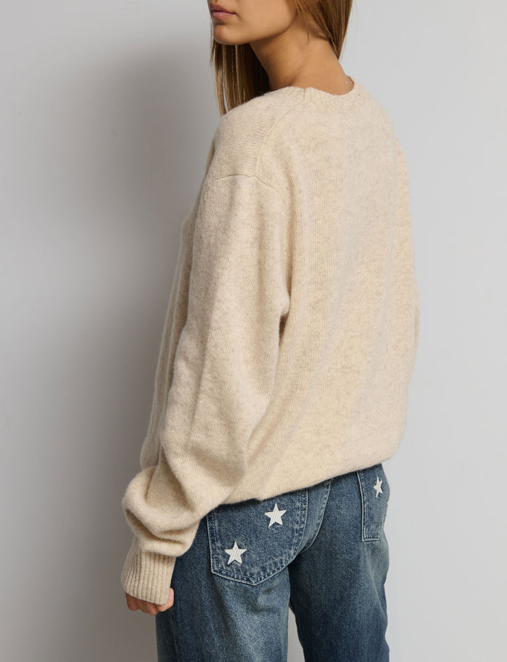 Maglione over girocollo