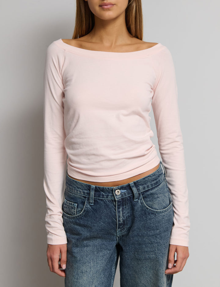 Maglietta scollo dritto