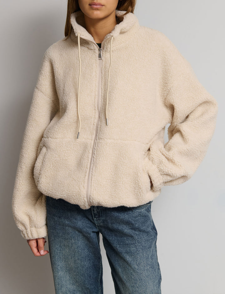 Giacca pile teddy