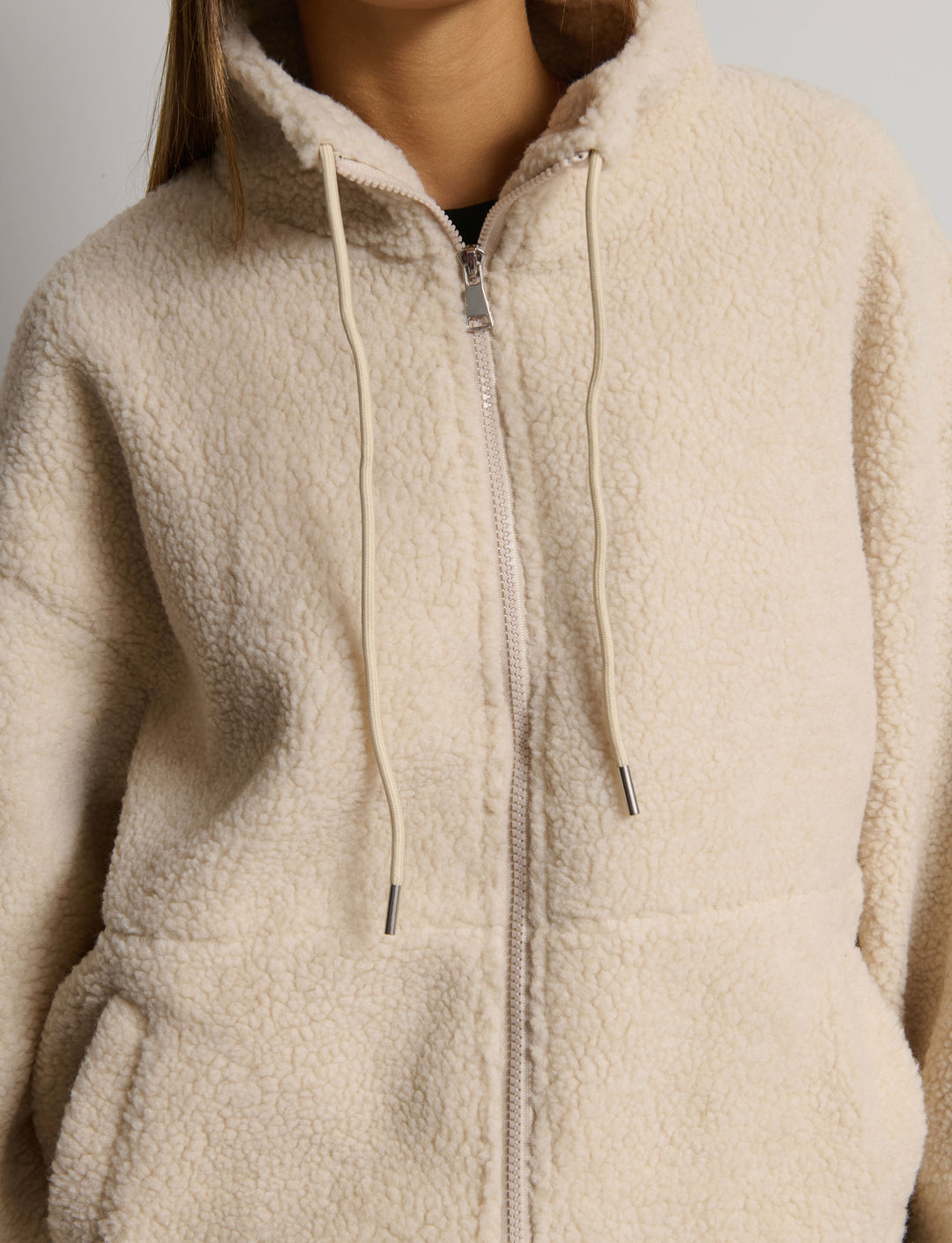 Giacca pile teddy
