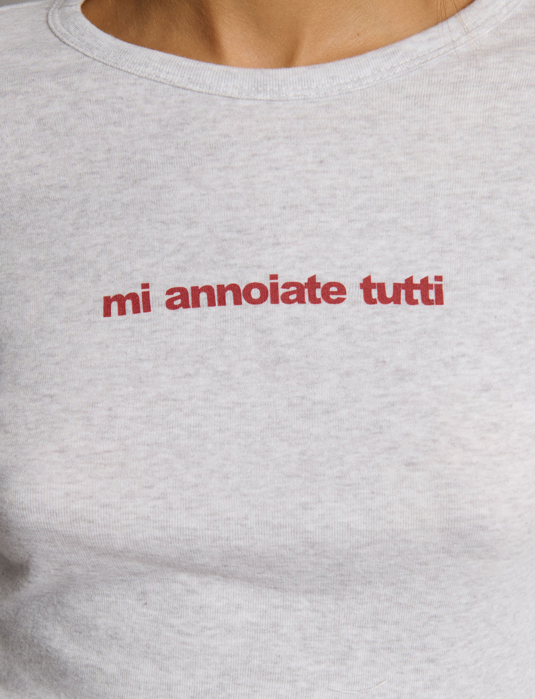 T-shirt manica lunga stampata