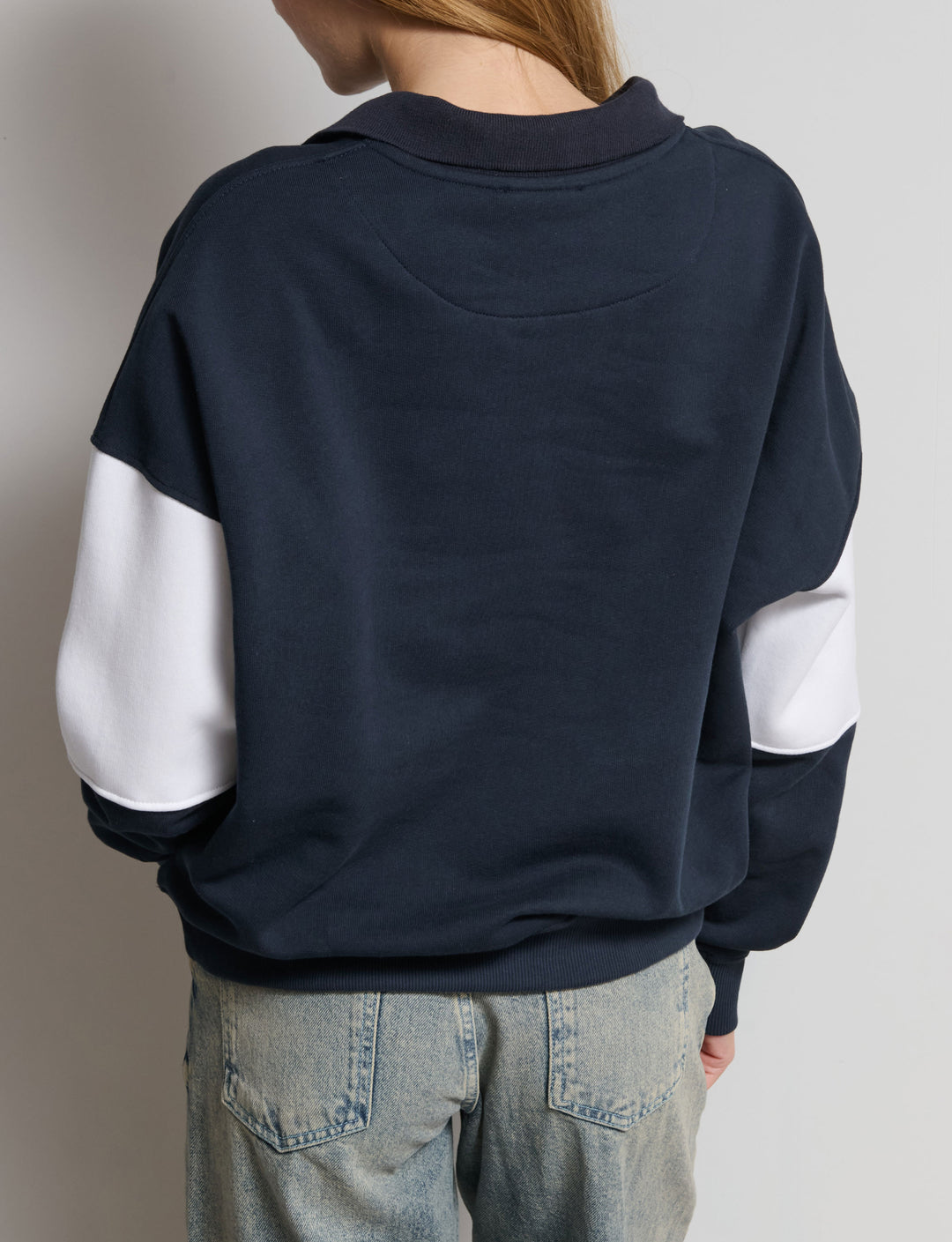 Felpa polo con ricamo