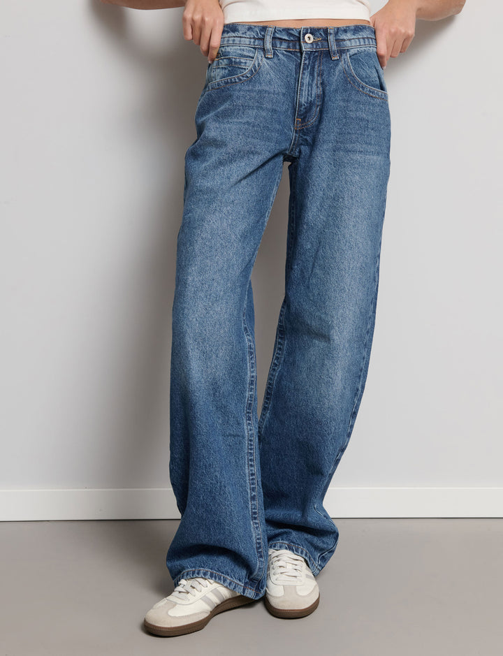 Jeans barrel con stelle