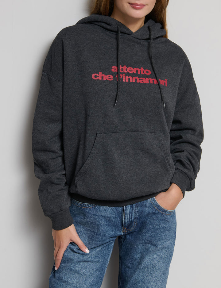 Felpa oversize stampa