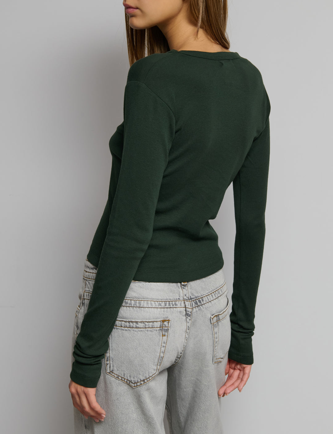 T-shirt manica lunga stampata