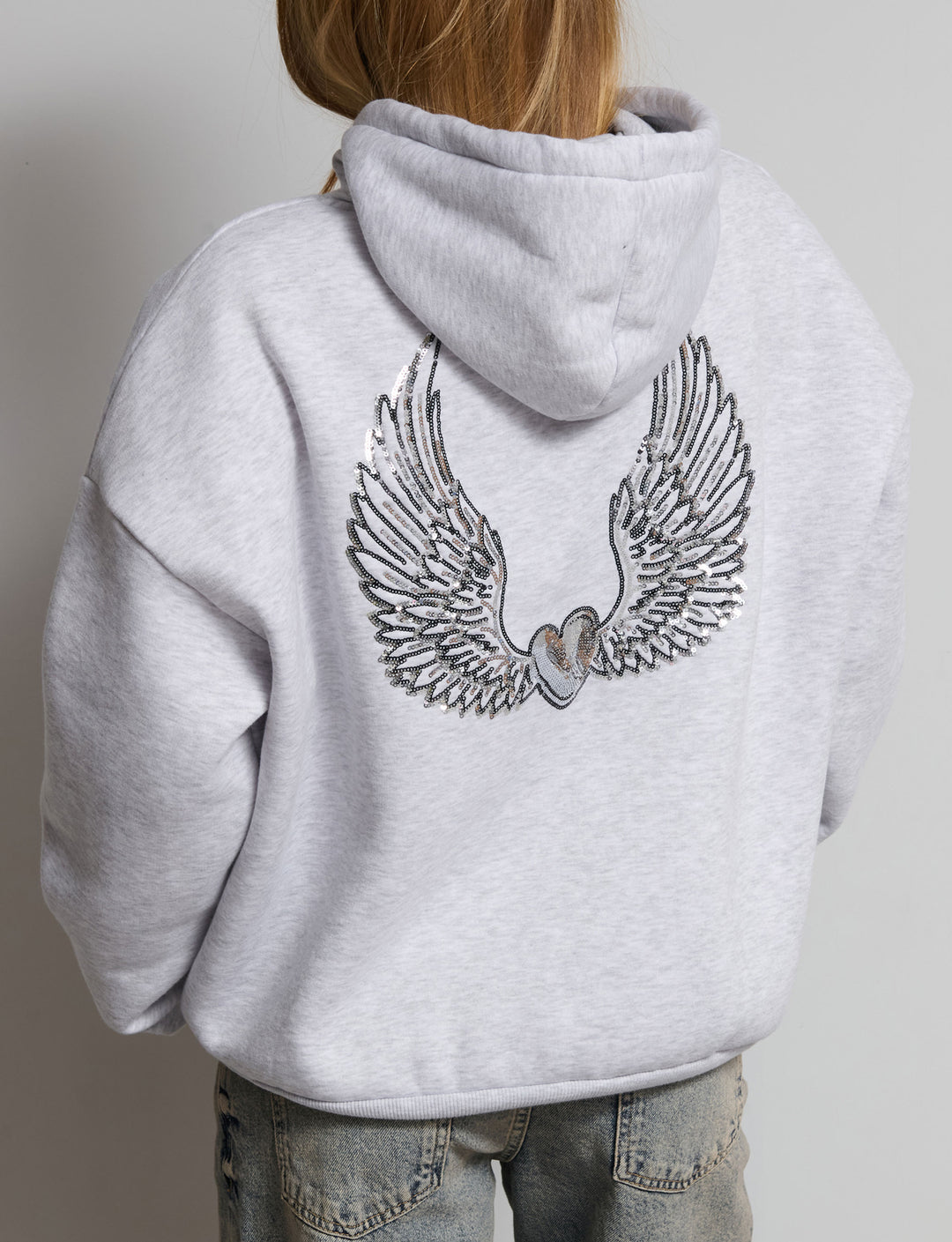 Felpa ali paillettes