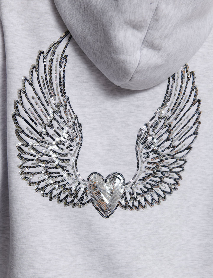 Felpa ali paillettes