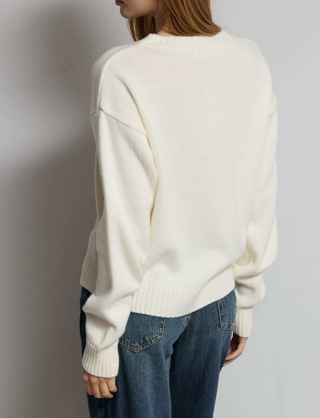 Maglione intarsio bandiera