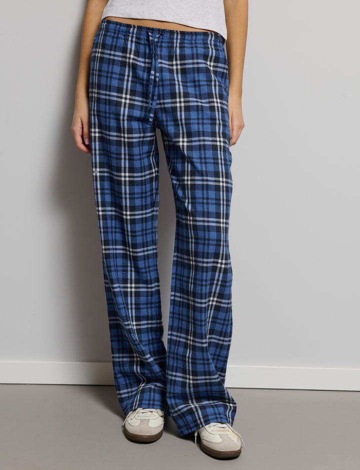 Pantalone a quadri con couluisse