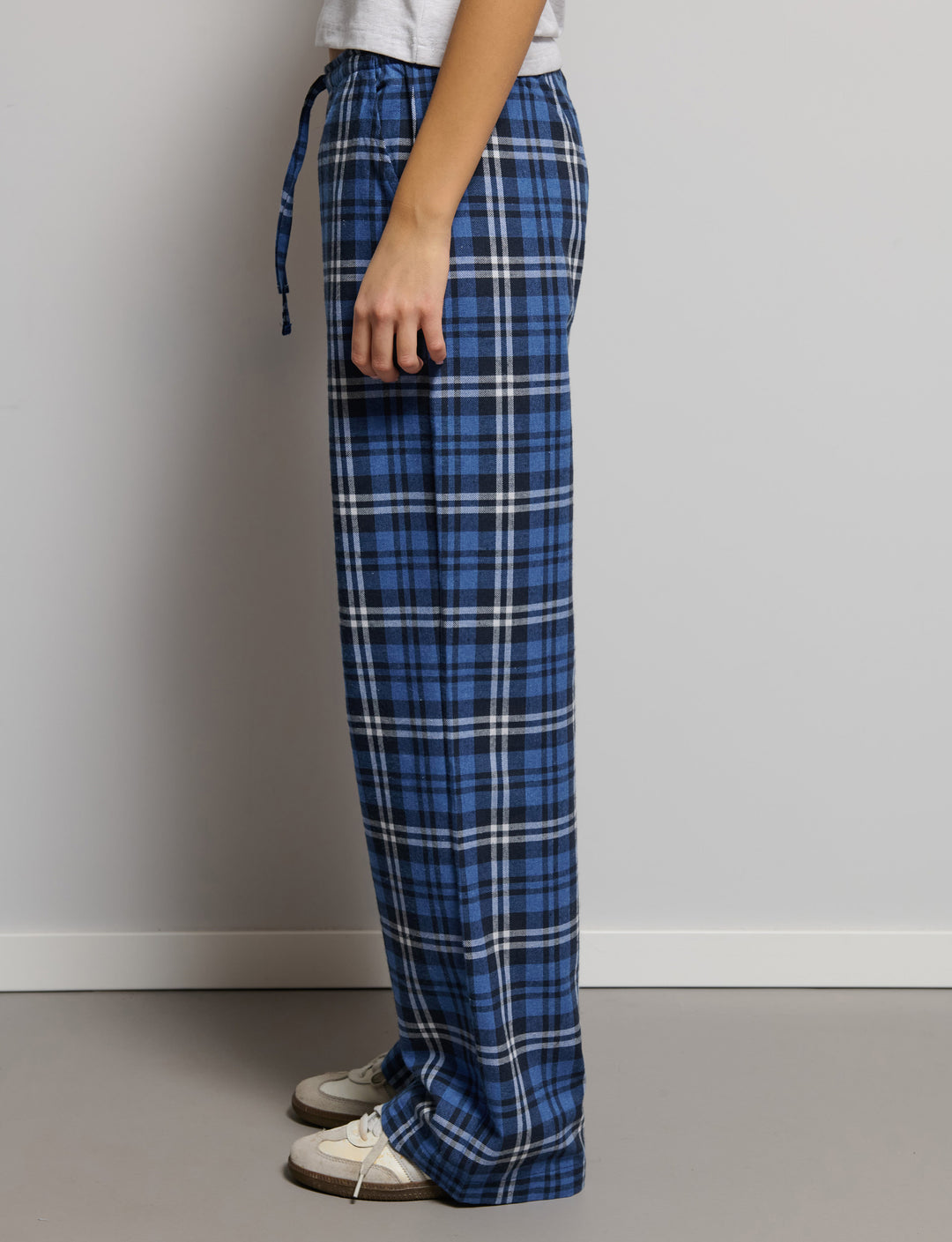 Pantalone a quadri con couluisse