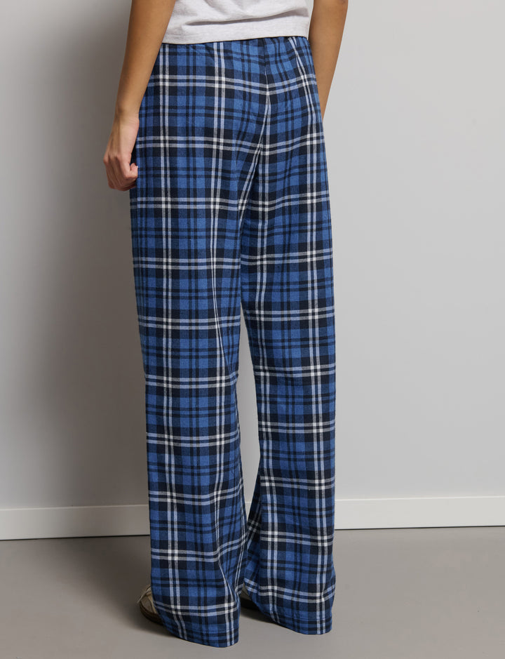 Pantalone a quadri con couluisse