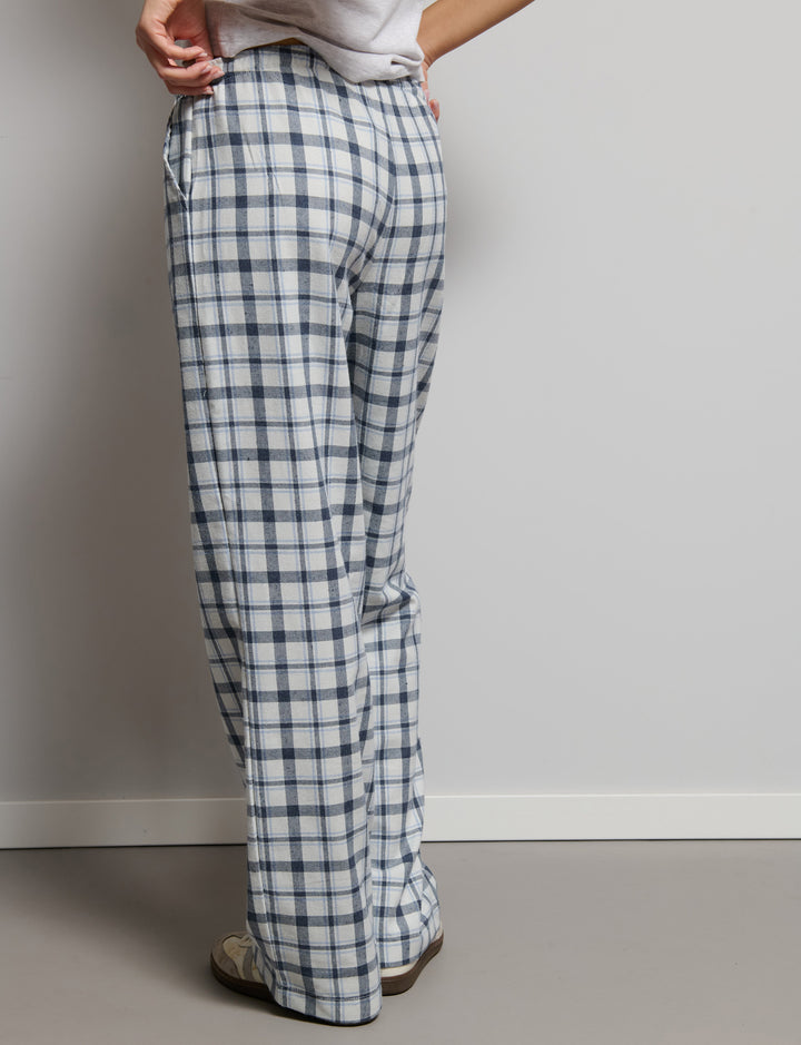 Pantalone a quadri con couluisse