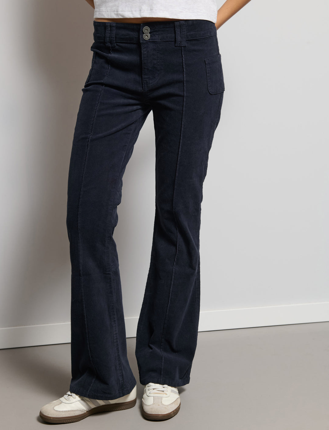 Pantalore flare in velluto