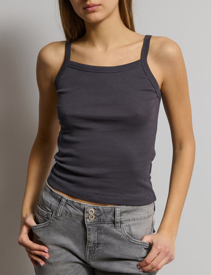 Tank top grigio scuro