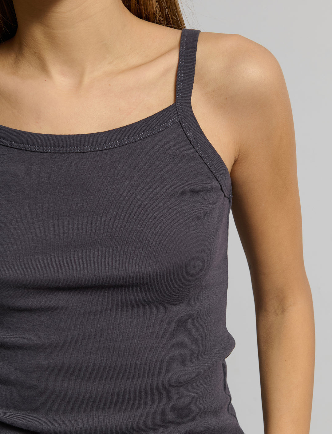 Tank top grigio scuro