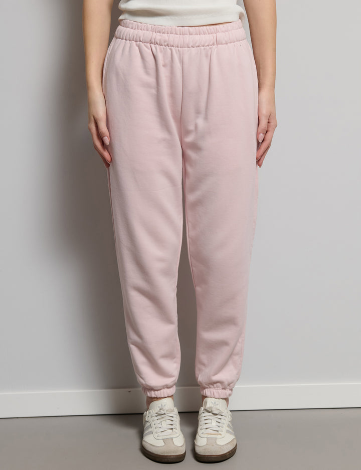 Pantalone rosa in felpa