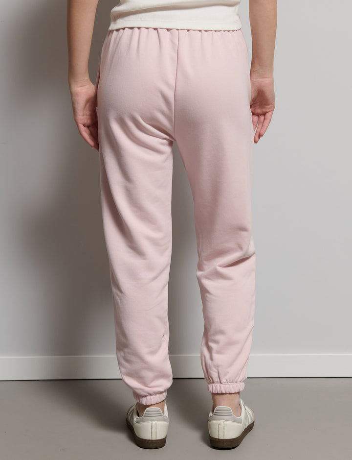 Pantalone rosa in felpa