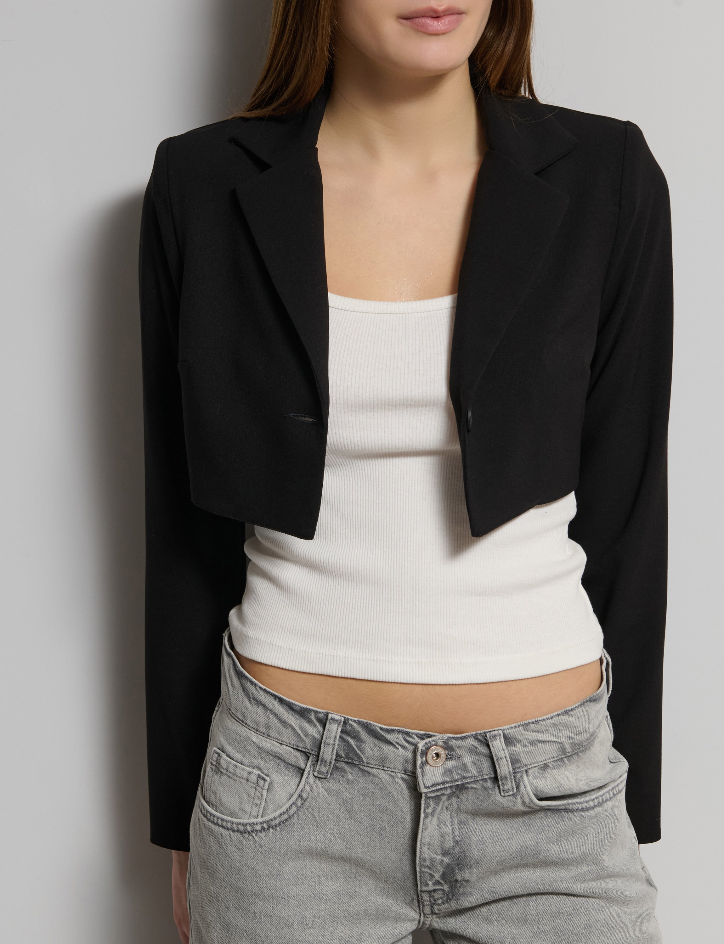 ジャケット・アウター S ring jacket cropped THEREDTHREAD / ザレッド 