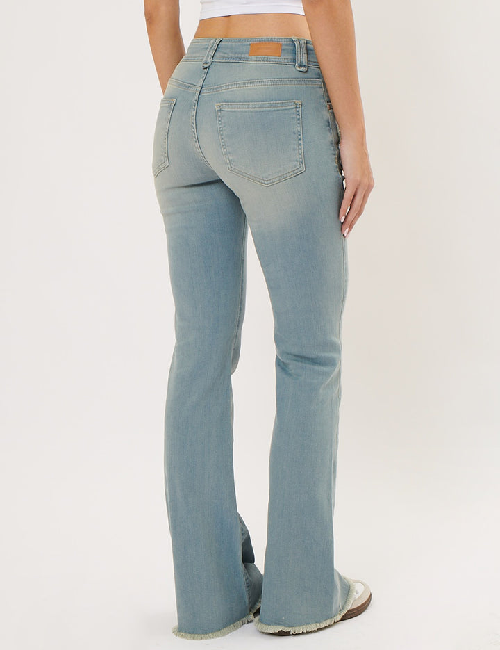 Jeans flare con stelle