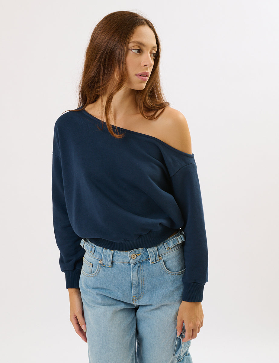 Felpa offshoulder