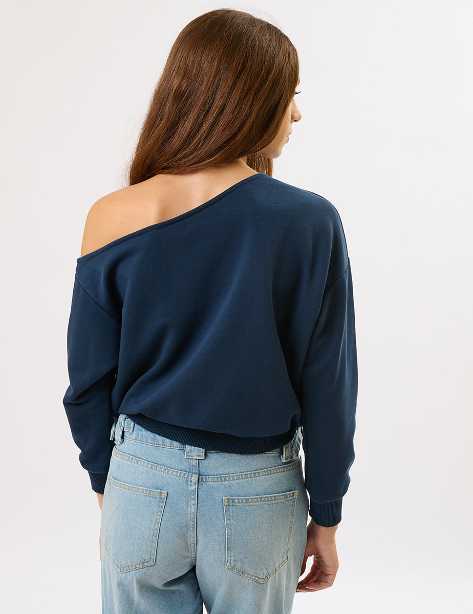 Felpa offshoulder