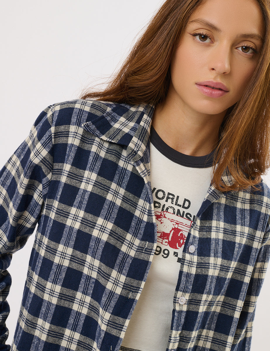 Camicia a quadri oversize