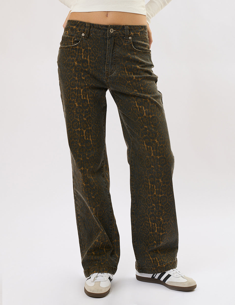 Pantalone leopardato