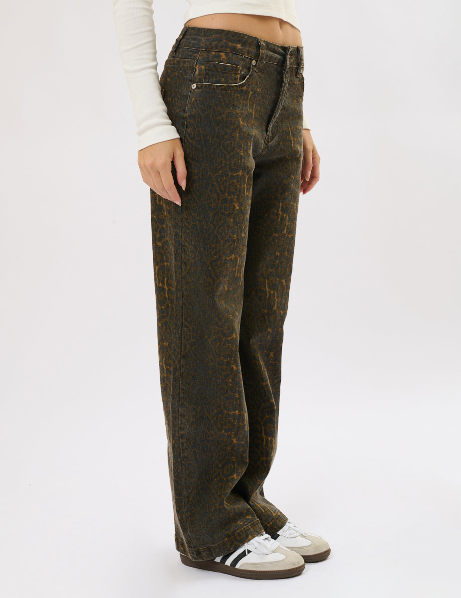 Pantalone leopardato