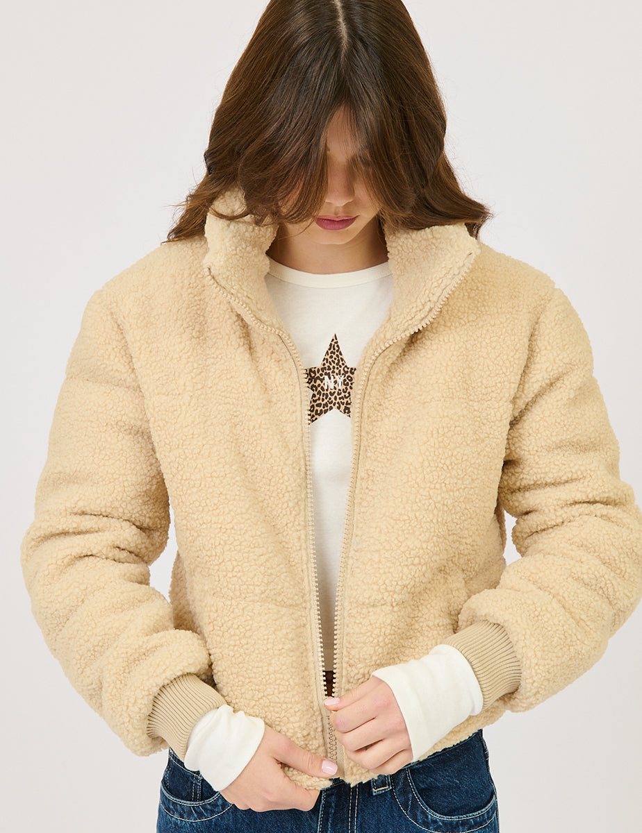 Piumino shearling