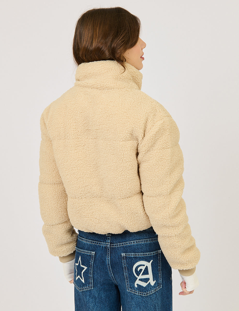 Piumino shearling