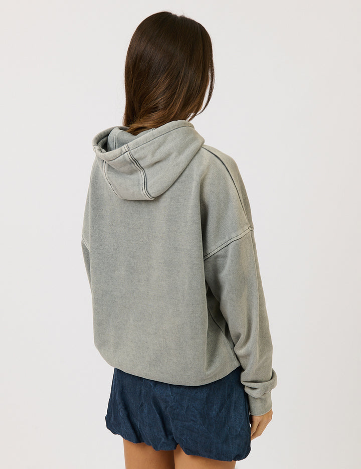 Sudadera oversize con lazo bordado