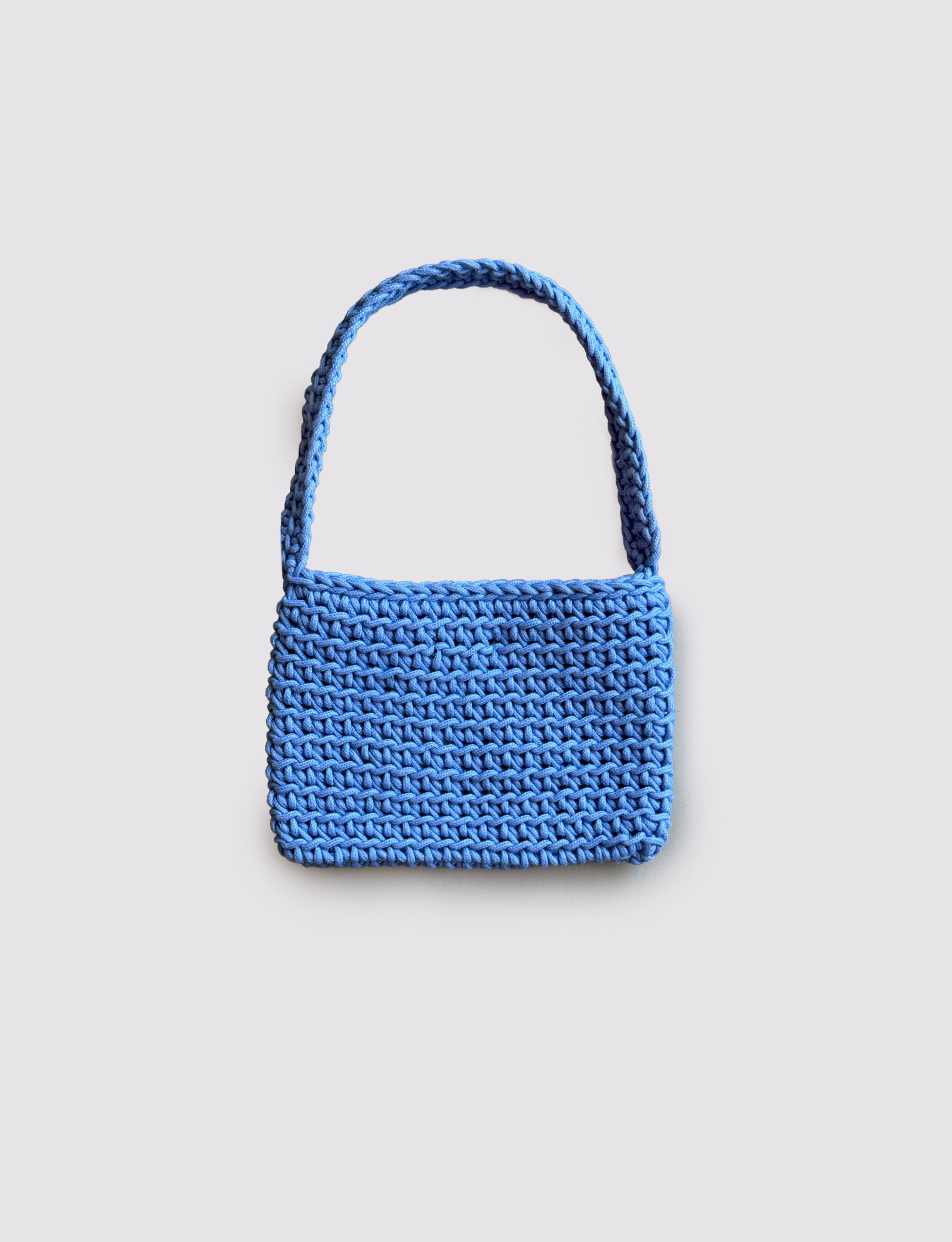 Indigo blue crochet bag – Suite Benedict