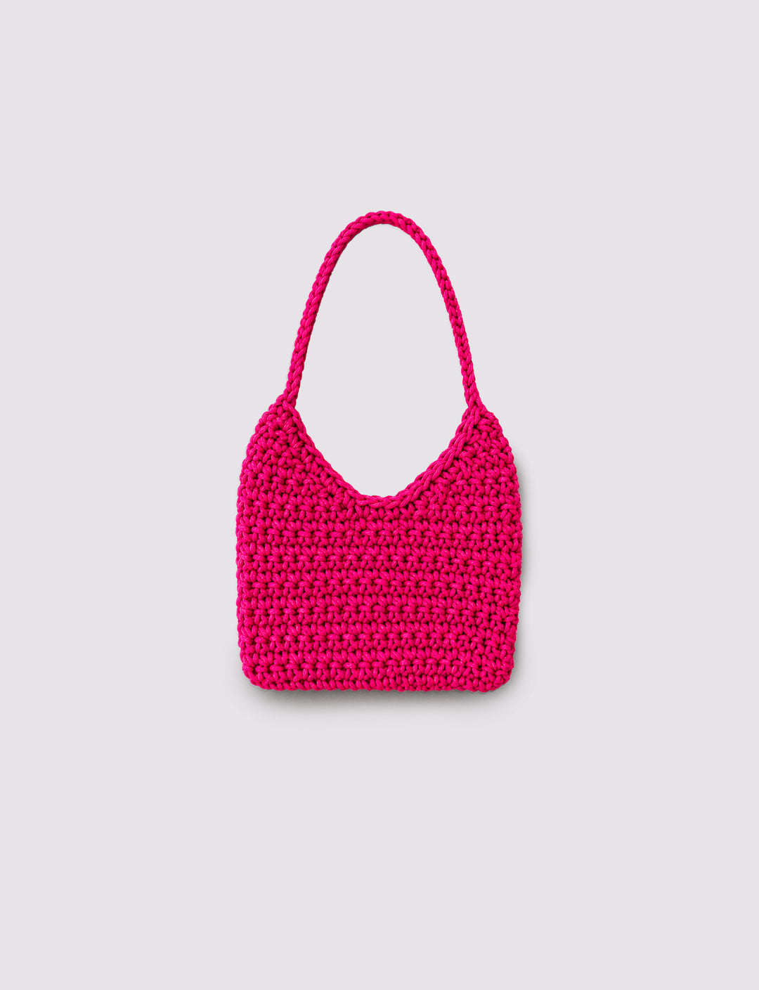 Borsa crochet rosa still life