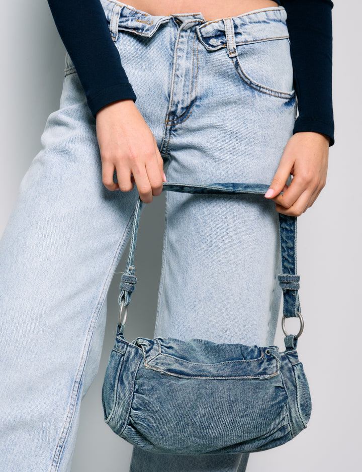 Borsa a spalla in denim