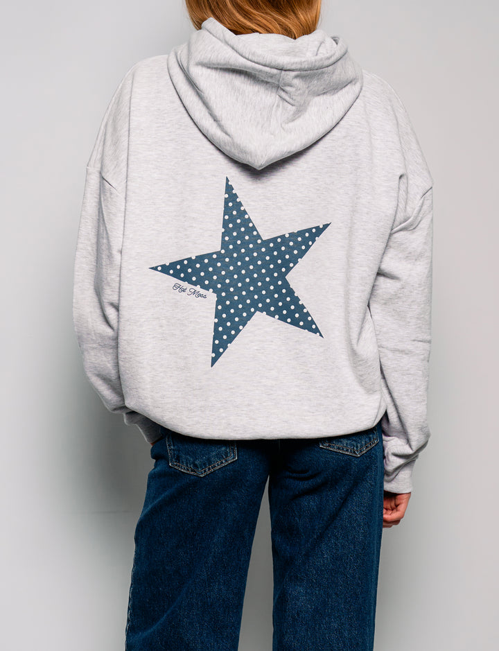 Felpa oversize con stella