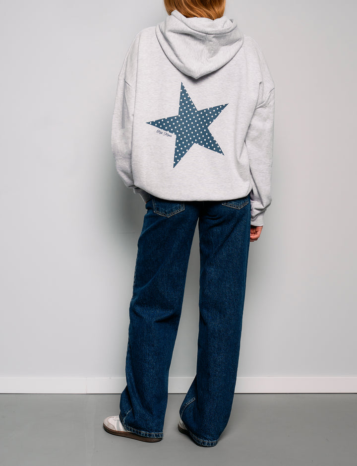 Felpa oversize con stella