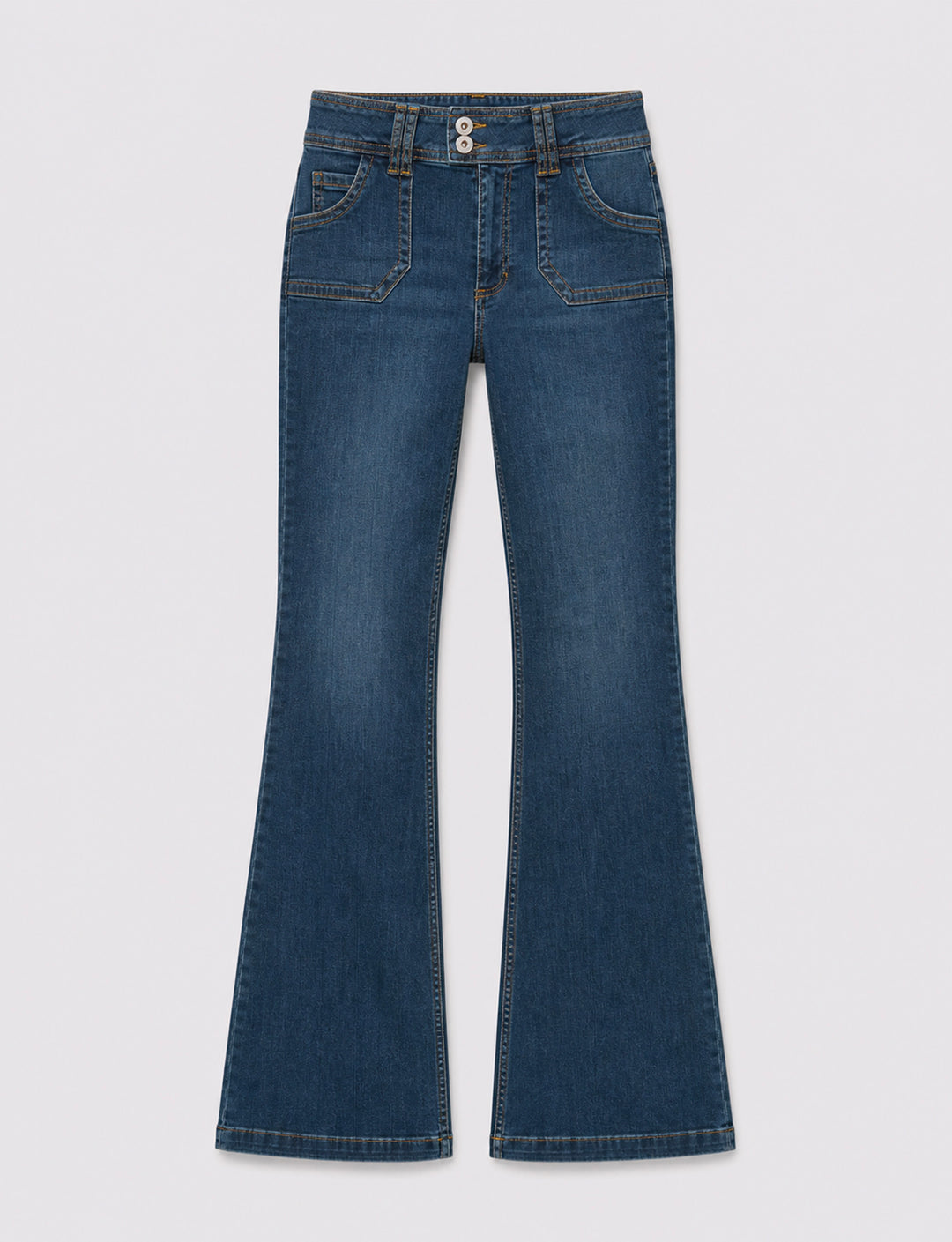 Jeans bootcut con doppio bottone still