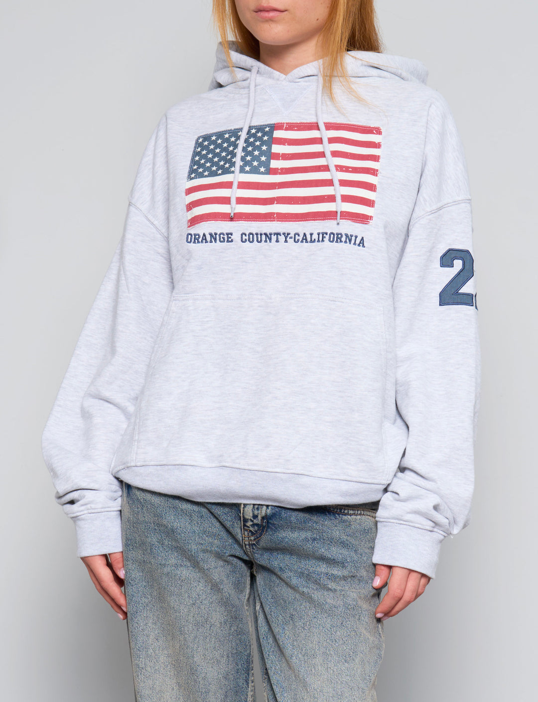 KOSY-Felpa oversize stampa frontale