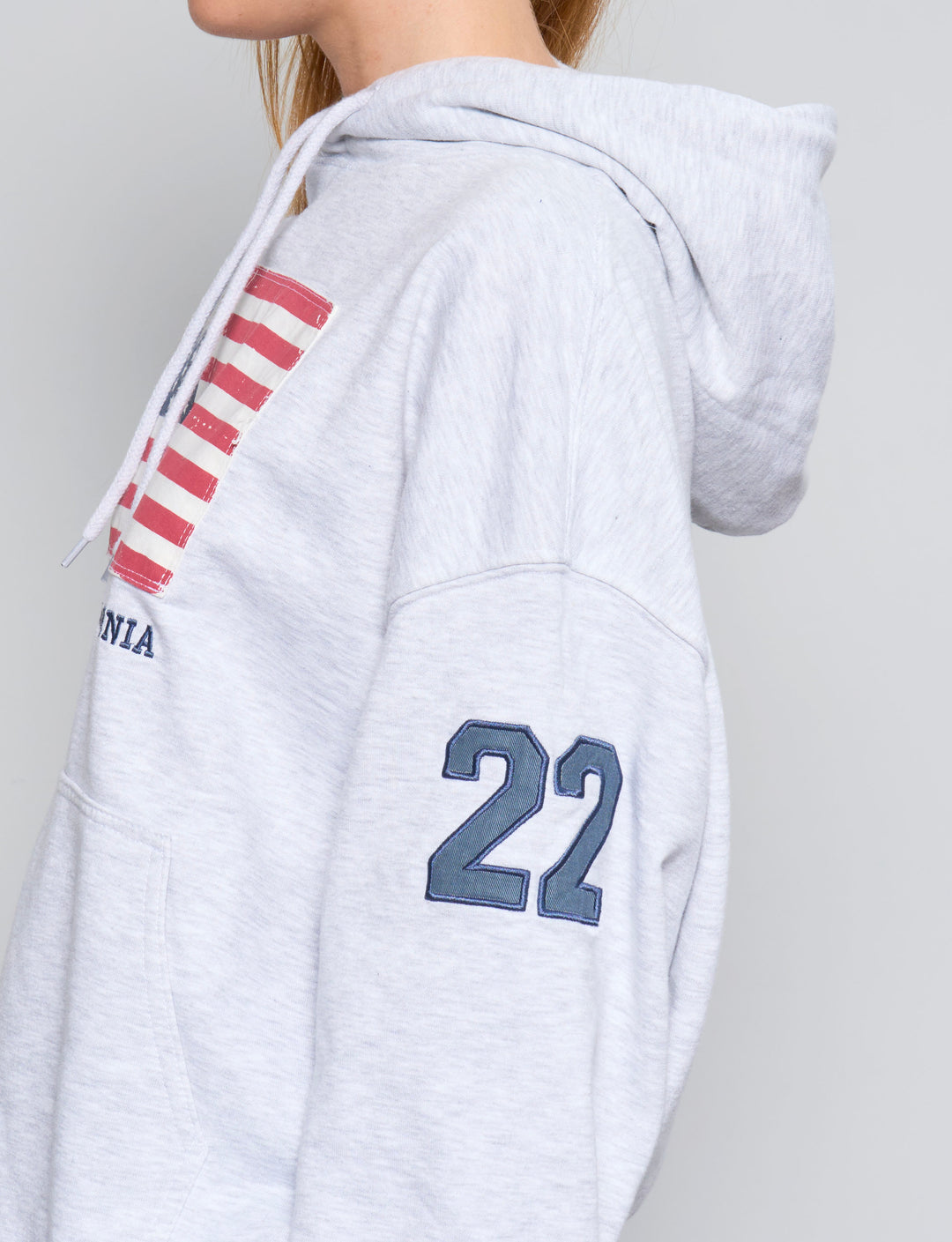 KOSY-Felpa oversize stampa laterale