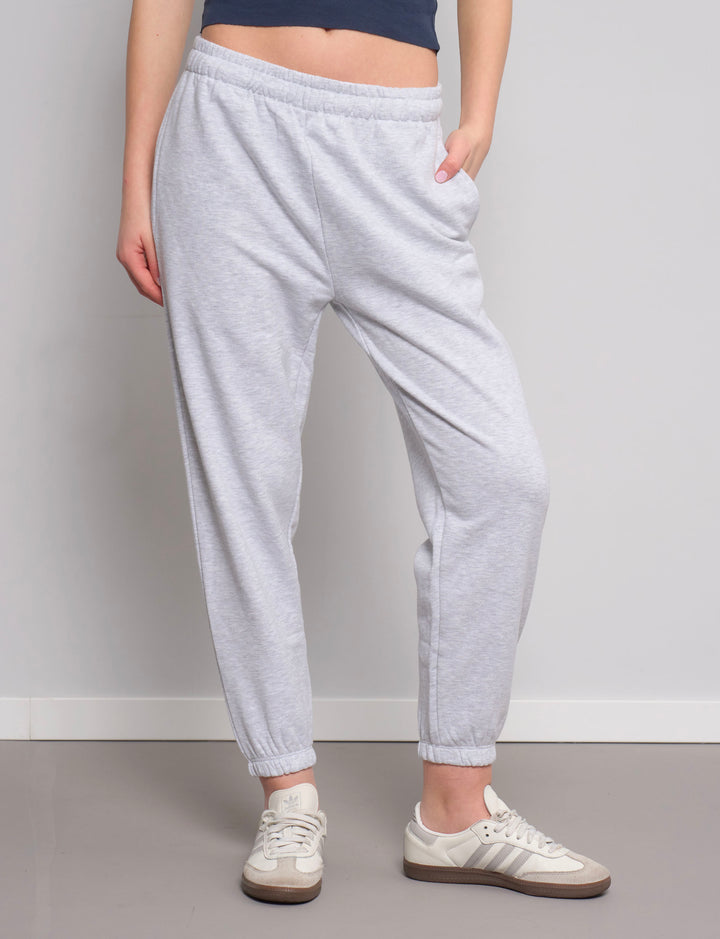 Pantalone grigio in felpa