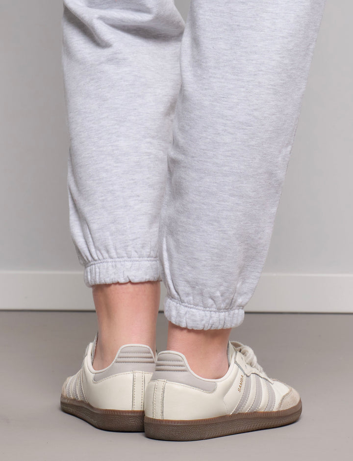 Pantalone grigio in felpa