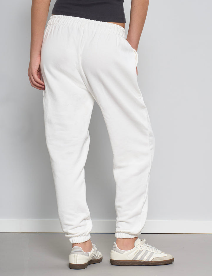 Pantalone panna in felpa retro 1