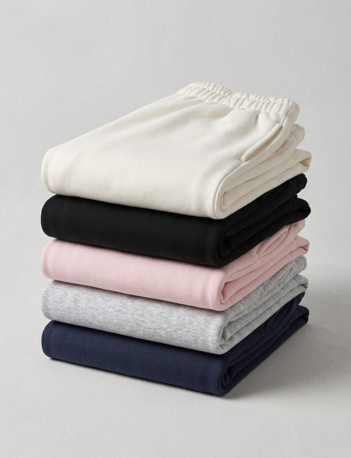 Pantalone bianco in felpa